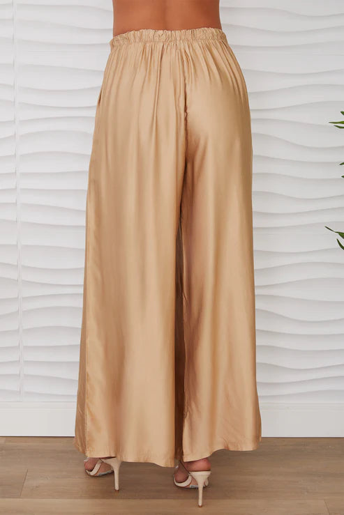 Silky Wide Leg Pants