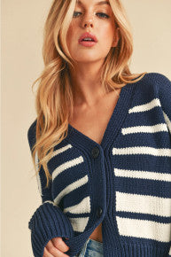 Striped Cardigan