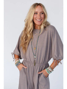 Carolina Comfy Wide Leg Jumpsuit - Coco