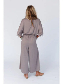 Carolina Comfy Wide Leg Jumpsuit - Coco