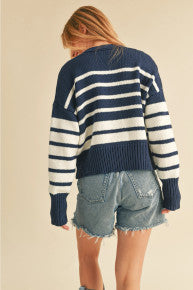 Striped Cardigan