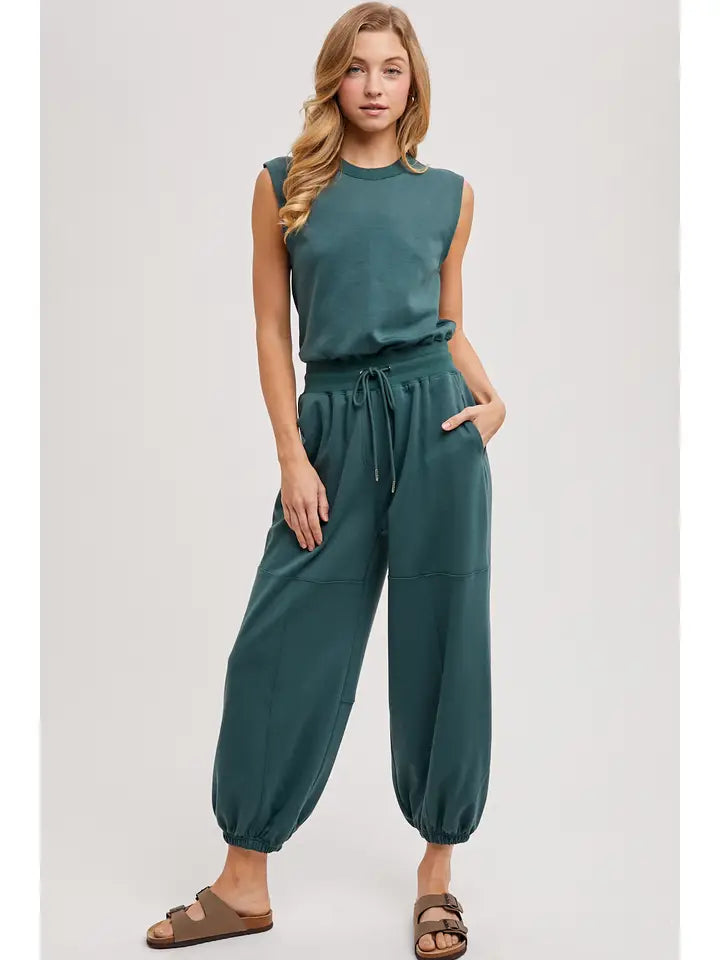 Open back Sleeveless Jumpsuit