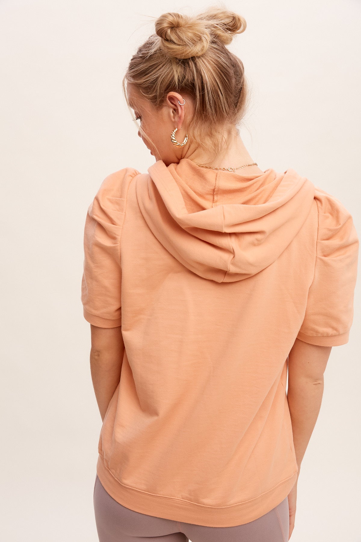 Puffed Sleeve Hoodie