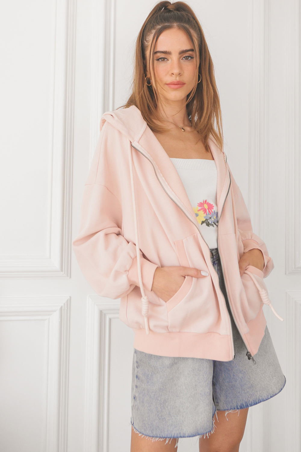 Oversized French Terry Hoodie