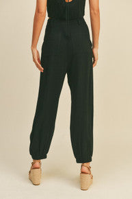 Cotton Linen Cargo Pants