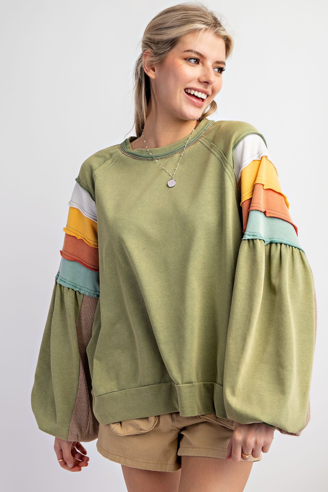 Boho, Mineral washed pull over