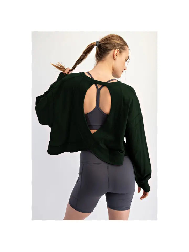 Open Back Long Sleeve