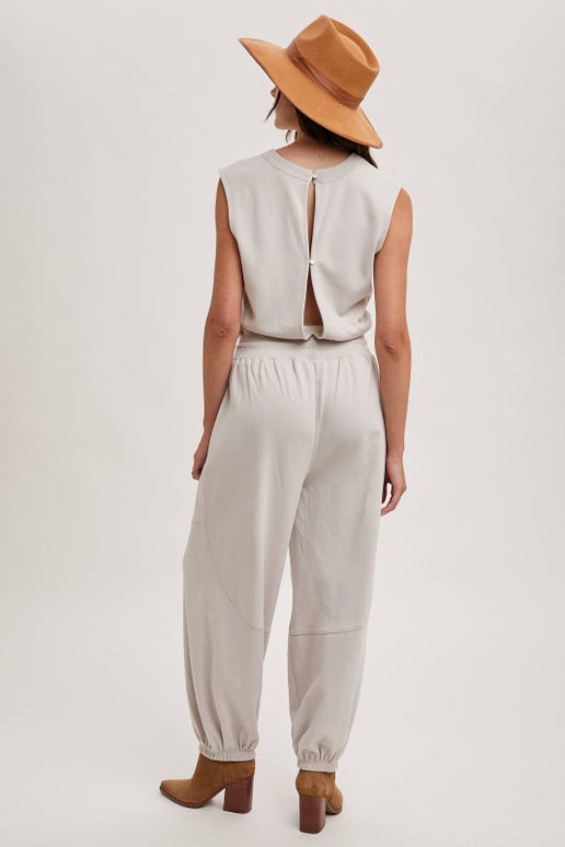 Open back Sleeveless Jumpsuit