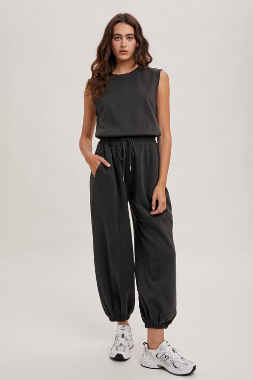 Open back Sleeveless Jumpsuit