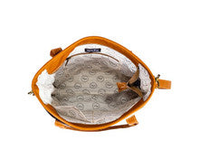 Pecos Pointe Canvas & Hairon Bag in Caramel