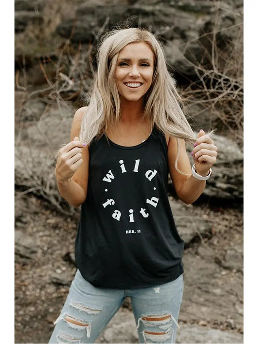 Wild Faith, Flowy Racerback tank