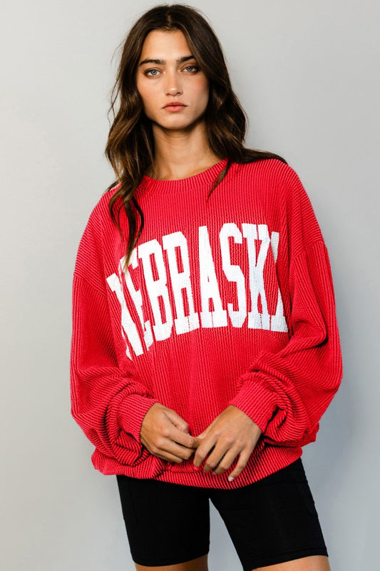 Corded NEBRASKA Sweatshirt
