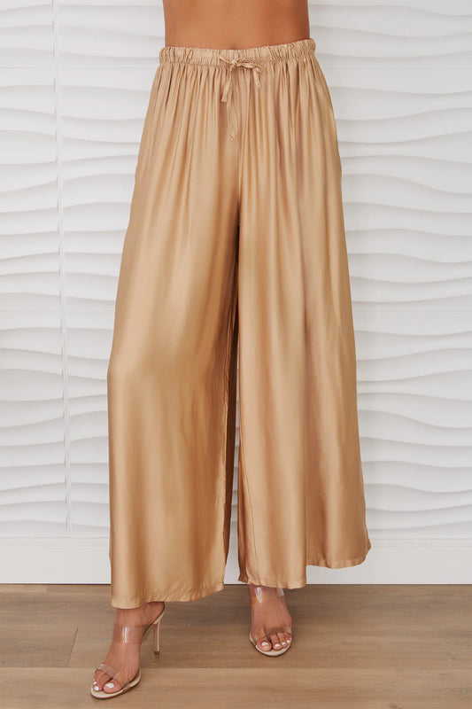 Silky Wide Leg Pants