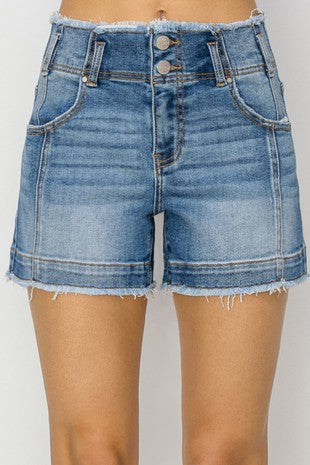 Risen High Rise Denim Short