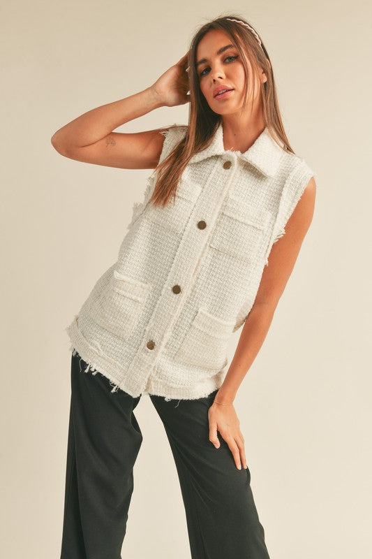 Tweed Vest