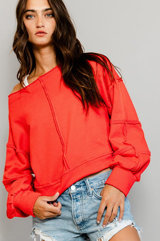 Inside Out Cropped Sweatshirt