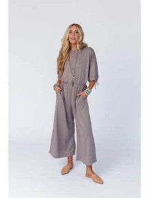 Carolina Comfy Wide Leg Jumpsuit - Coco