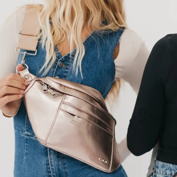 Pretty Simple Marley Metallic Bum Bag