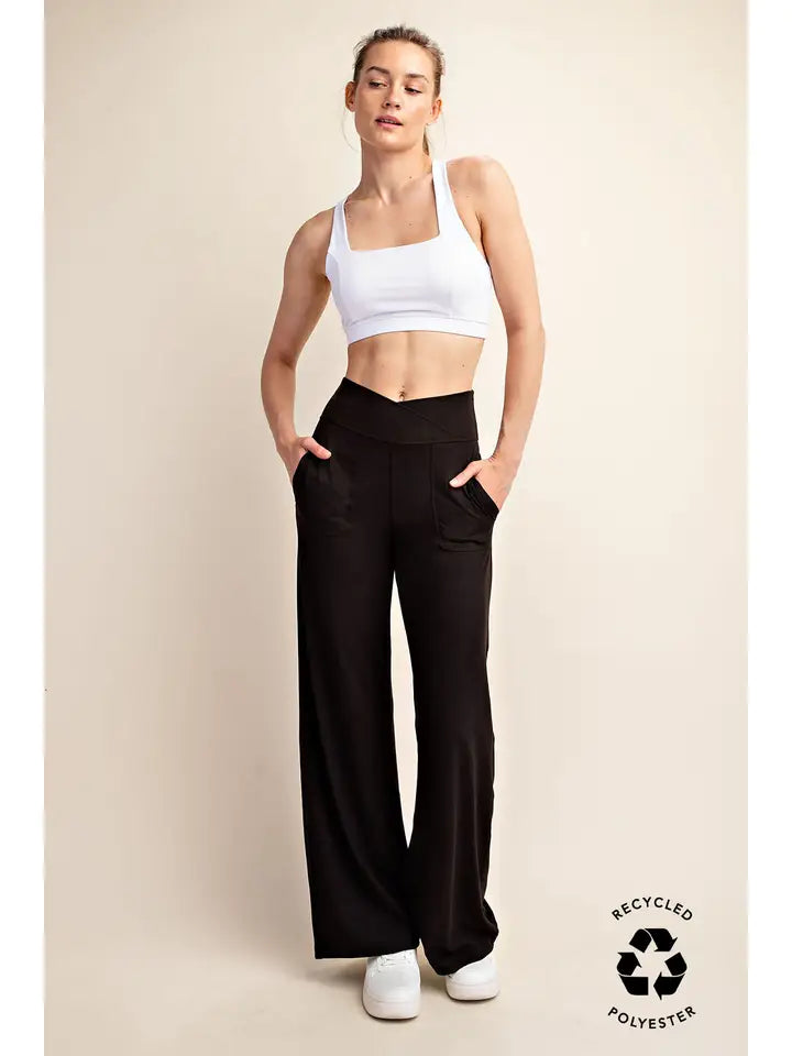 V Waist Wide leg Pant
