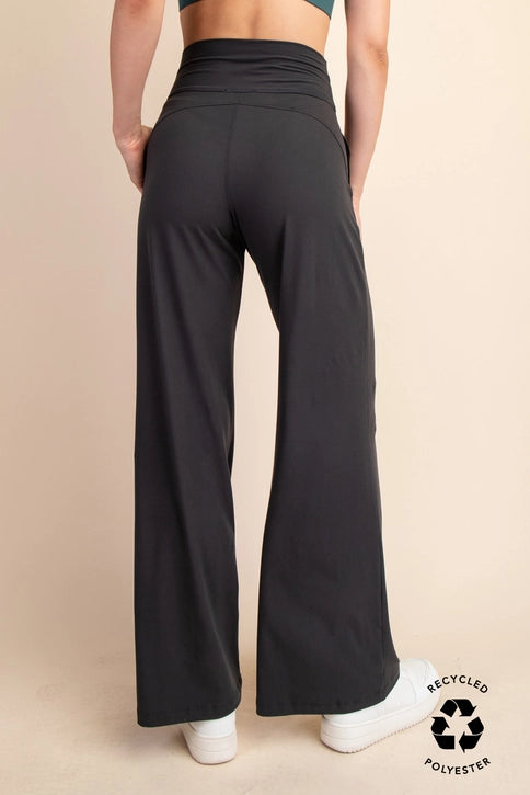 V Waist Wide leg Pant