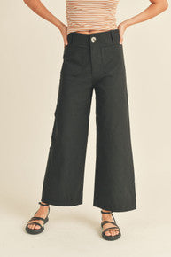 Stretched Fabric Front Pocket Pants