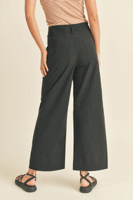 Stretched Fabric Front Pocket Pants