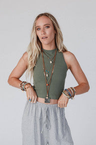 High Neck Racerback Brami