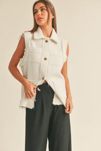 Tweed Vest