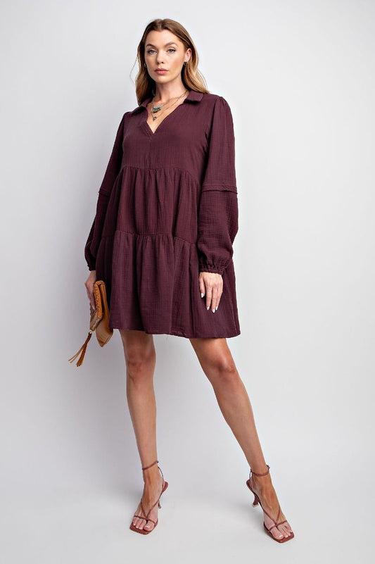 Baby Doll Long Sleeve Dress