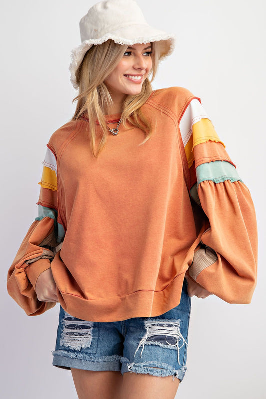 Boho, Mineral washed pull over
