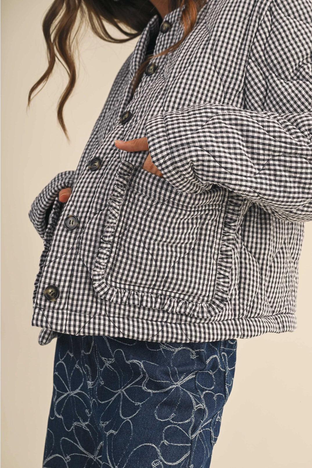 Quilted Plaid Jacket