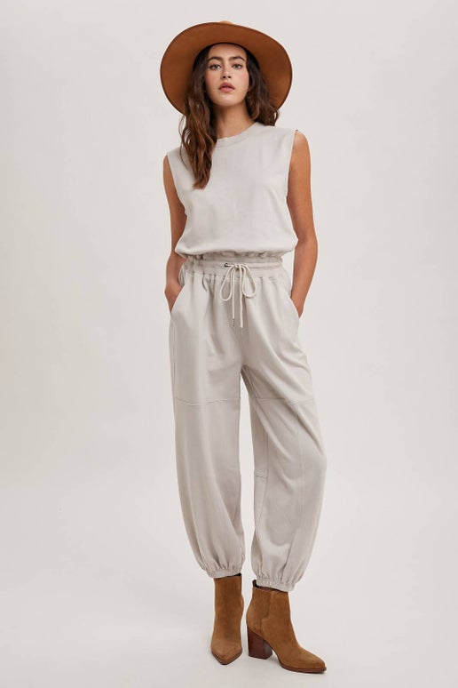 Open back Sleeveless Jumpsuit