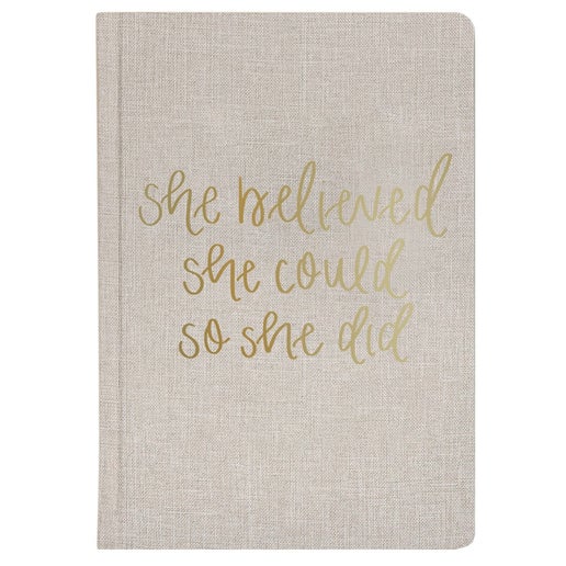 She believed she could so she did: journal