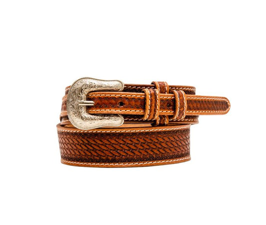 Vandal Hand-Tooled Leather Belt